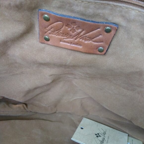 Patricia Nash Leather Shoulder Bag Tote Purse Double Handles NWT Galetti Green - Picture 8 of 9